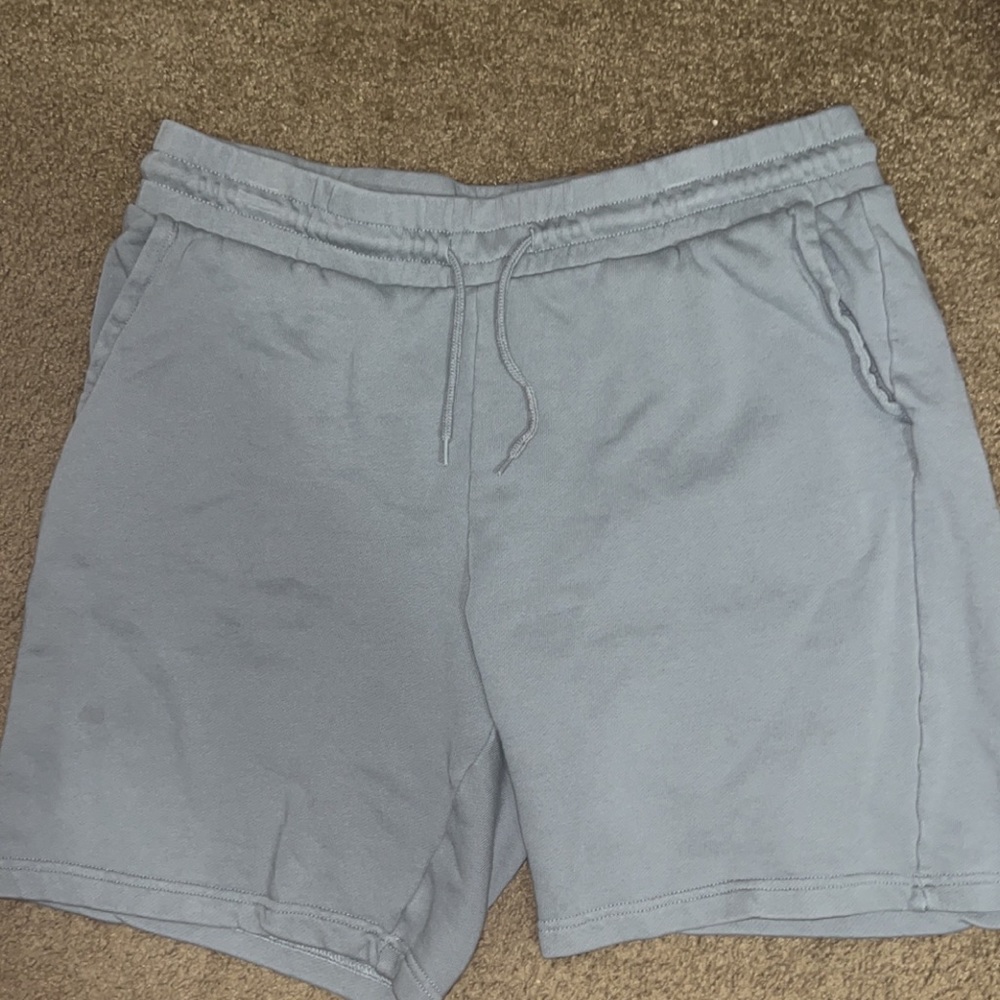 H&M Light Grey Cotten Shorts